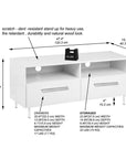 Modern White Sleek TV Stand