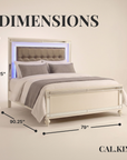 Brachium Luxury Upholstered Platform Bed