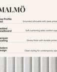 Malmo Contemporary Platform Bed