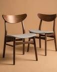 Sorelli Mid-Century Modern Dining Chairs, Set of 2