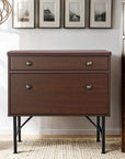 Heritage Walnut File Cabinet