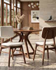 Umbria Mid-Century Modern Dining Chairs, Set of 2