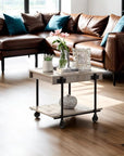 Industrial Style End Table