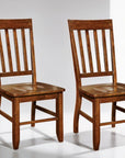 Transitional Sturdy Wood Side Chairs / Dining Chairs(2 Packs)