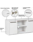 Modern Minimalistic TV Stand with Storage