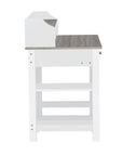 Modern Writing Desk with Hutch
