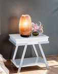 Contemporary Square Modern White End Table