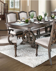 Arcadia Rustic Antique 9-Piece Dining Room Set