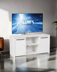 Modern White Sleek TV Stand