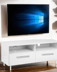 Modern White Sleek TV Stand