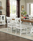 Auletta Rustic Farmhouse 7-Piece Dining Room Set