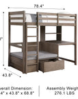 Maelion Transitional Bunk Bed
