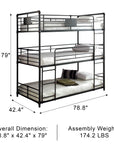 Ekaterina Industrial Bunk Bed