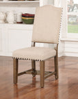 Julia Rustic Farmhouse 9-Piece Dining Set