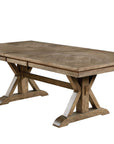 Julia Rustic Farmhouse 9-Piece Dining Set