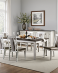Elswyn Rustic Dining Set, 7 Pieces