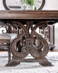 Arcadia Rustic Antique 9-Piece Dining Room Set
