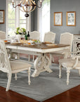 Arcadia Rustic Antique 9-Piece Dining Room Set