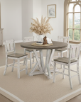 Tahoma Rustic Dining Set, 5 Pieces