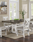 Auletta Rustic Farmhouse 7-Piece Dining Room Set