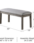 Valenza Rustic Bench