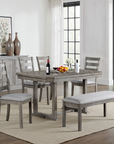 Valenza Rustic Dining Set, 6 Pieces