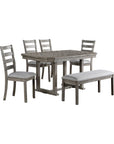 Valenza Rustic Dining Set, 6 Pieces