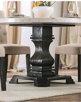 Elfredo 5-Piece Genuine Marble Round Table Dining Room Set