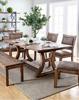 Gianna Rustic 6-Piece Dining Set