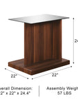 Zugenberg Contemporary End Table