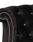 Alzir Elegant Luxury Tufted Velvet Platform Bed
