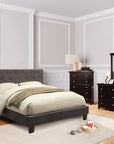 Leeroy Modern Upholstered Bed Frame