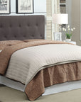 Leeroy Modern Upholstered Bed Frame
