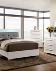 Clementine Modern Contemporary Four Piece Bedroom Set