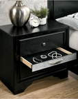 Chrissy Modern Silver Tone Accent 4-Piece Bedroom Set