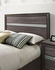 Chrissy Modern Silver Tone Accent 4-Piece Bedroom Set