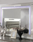 Vienna Contemporary Glam Silver 4-Piece Bedroom Set