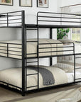 Carolyn Triple Twin or Full Metal Decker Bunk Bed