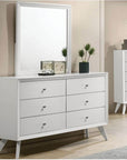 Dortmund Classic Modern Platform Bed or 6-Piece Bedroom Set