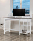 Modern Writing Desk with Hutch