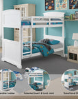Livano Transitional Bunk Bed