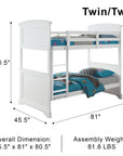 Livano Transitional Bunk Bed