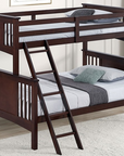 Spring Creek Transitional Bunk Bed with Angled Ladder