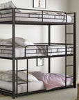 Felgu Contemporary Triple Twin Bunk Bed