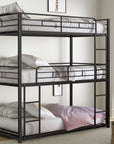 Felgu Contemporary Triple Twin Bunk Bed