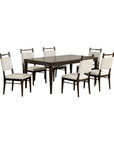 Clarendon Modern Dining Set, 7 Pieces