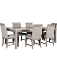 Duralis Transitional Dining Set, 7 Pieces