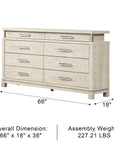 Chavigny Transitional Dresser