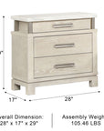 Chavigny Transitional Nightstand
