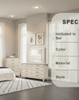 Lafayette Transitional Bedroom Set, 5 Pieces